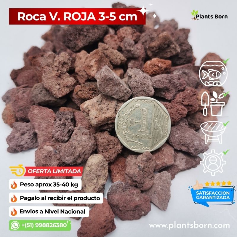 Impacta con Elegancia Rocas Volcánicas Rojas en Venta para Todo el Perú Pro